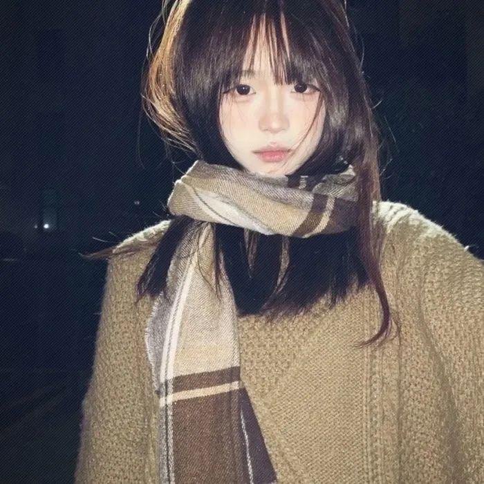 冬天的女子
